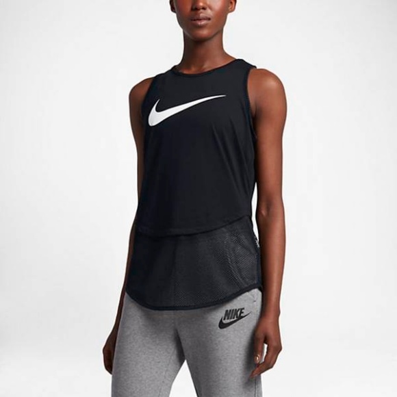 SOLD Nike | Nike Swoosh Logo Mesh Tank Top - Picture 8 of 8